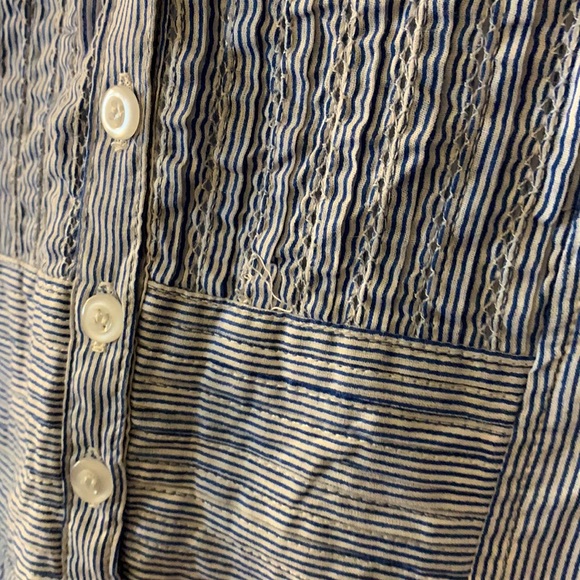 Summer blue long sleeve shirt - Picture 3 of 6